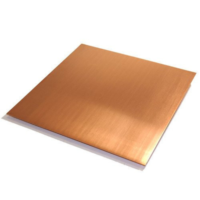 Folhas de cobre decorativas laminadas a frio de 3 mm para uso industrial