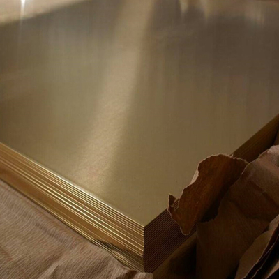Ouro 0.02-0.3mm espessura cobre folha decorativa metal alta resistência à tração