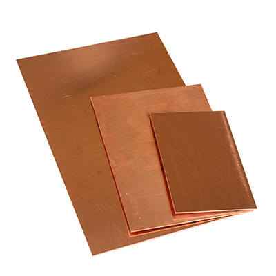 Folhas de cobre decorativas laminadas a frio de 3 mm para uso industrial