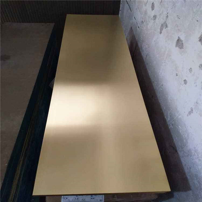 H65 H68 H80 Chapas de cobre decorativas polidas laminadas a frio Quadrado redondo retangular