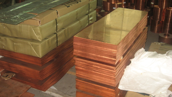 Ouro 0.02-0.3mm espessura cobre folha decorativa metal alta resistência à tração