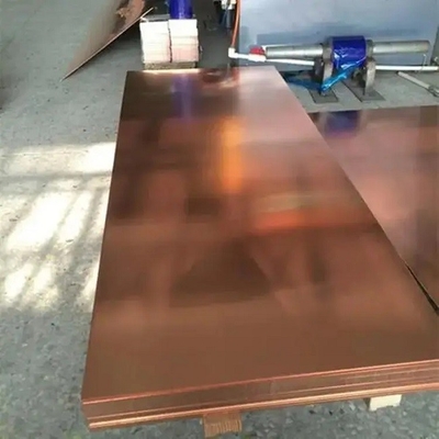 Lamas de cobre decorativas quadradas em forma de tiras 1 mm