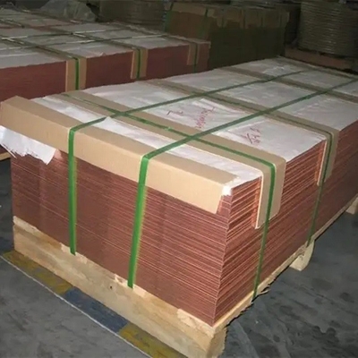 Lamas de cobre decorativas quadradas em forma de tiras 1 mm