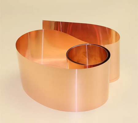 Folha de cobre de 100 mm-1000 mm duplamente tratada para placas de circuito impresso