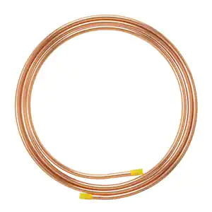 Bobina de cobre de superfície lisa da panqueca para a instalação da manutenção do condicionamento de ar