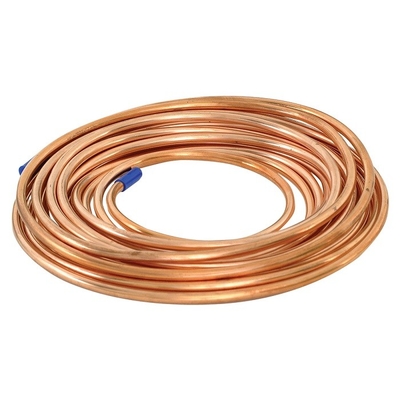 Bobina de cobre de superfície lisa da panqueca para a instalação da manutenção do condicionamento de ar