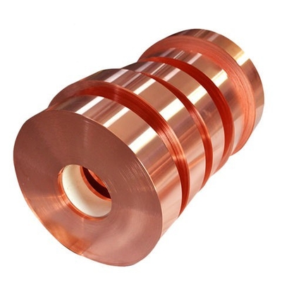 Faixa de cobre de borda reta T2 com tolerância de ± 0,1 mm QBe2.0 H62