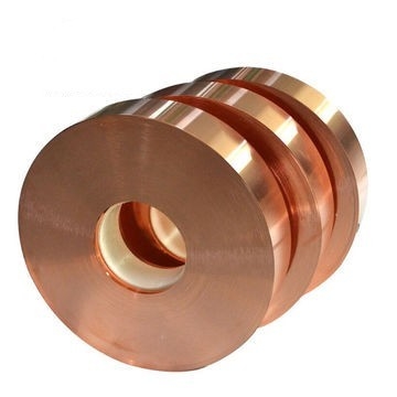 Faixa de cobre de borda reta T2 com tolerância de ± 0,1 mm QBe2.0 H62