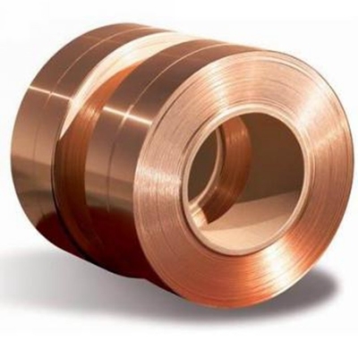 Red Straight Edge Copper Ribbon Strip C1100 H62 C2600 Alta qualidade