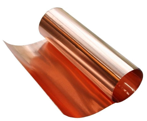 Folha de cobre de alta qualidade de duplo tratamento TU1 TU2 de espessura normal