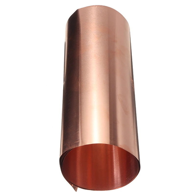 Folha de cobre eletrolítica C1100 Superfície polida 5um 6um 7um 8um
