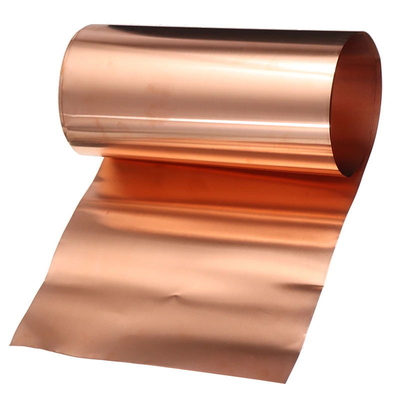 Folha de cobre T2 de alta pureza para placas de circuito impresso Espessura personalizada