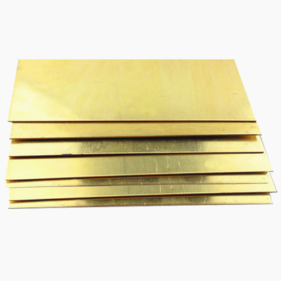 Boa resistência à tração 60% de pureza chapa/placa de metal de latão da China
