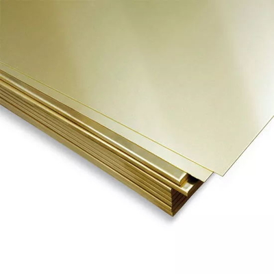 Folha laminada de latão durável de primeira classe H68 1,5 mm para múltiplas aplicações