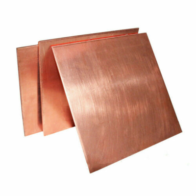 Tolerância de chapa de cobre ± 0,2 mm Perfeito para aplicações industriais