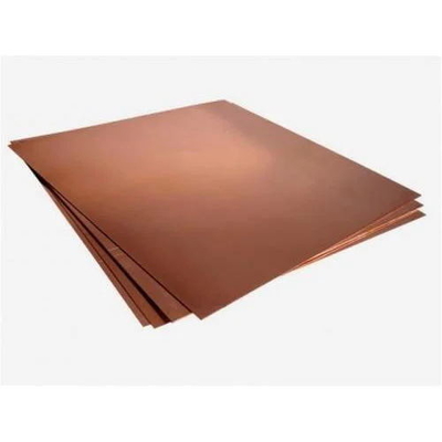 Tolerância de chapa de cobre ± 0,2 mm Perfeito para aplicações industriais