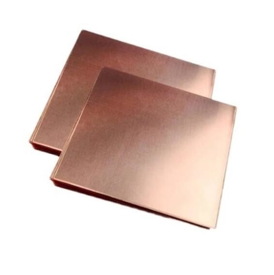 Folha de cobre de 3 mm, superfície polida vermelha, alta pureza 99,97%