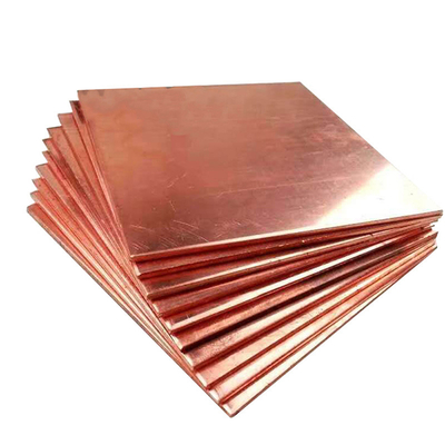 Produtos à vista Folha de cobre 2 mm 99,9% Alta pureza Vermelho Para a Indústria Eletrônica