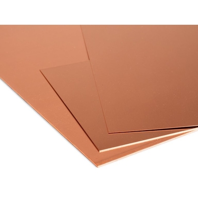 Folha de cobre vermelho de alta pureza 4'X8' 99,9% espessura de 1 mm