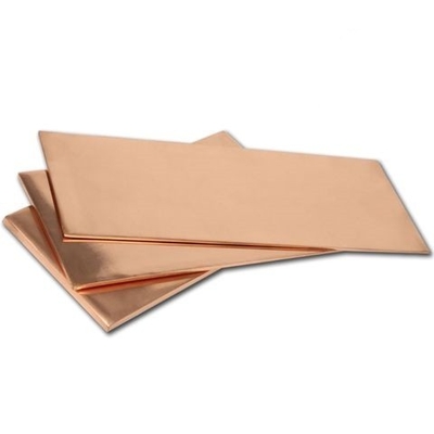 C51000 C5191 Folha de metal revestida de cobre de dobra de 0,5 mm-200 mm