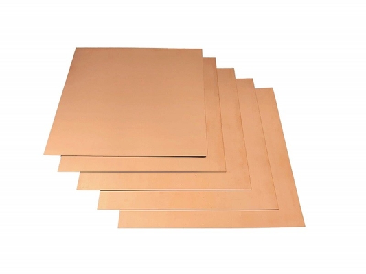 C2600 C2700 C5210 Chapa de cobre plana 0,5-200 mm Espessura 99,7% Pureza