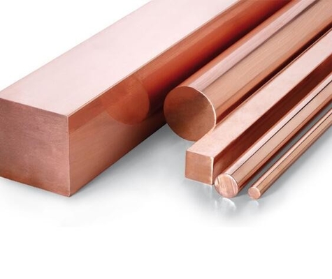 99,7% círculo do cobre da pureza C2200 C2700 C17200/barra quadrada para sondar os encaixes
