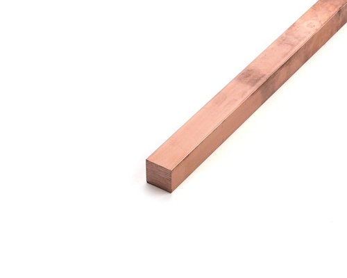 barra pura do cobre do quadrado de 20x20mm para trabalhos de eletricidade/projetos decorativos