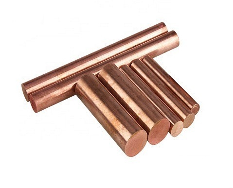 Barra de círculo vermelha alta do cobre do diâmetro 3mm H65 H63 H68 da pureza para dispositivos elétricos, etc. de solda