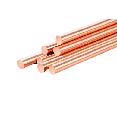 Barra de círculo vermelha alta do cobre do diâmetro 3mm H65 H63 H68 da pureza para dispositivos elétricos, etc. de solda