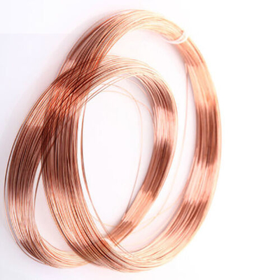 Pureza 99% de diâmetro de fio de cobre puro vermelho 0,1 mm-15 mm para linha de transmissão elétrica