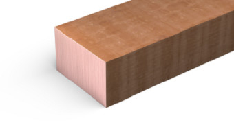 Ingots de cobre vermelho de grau padrão com superfície lisa para a indústria química