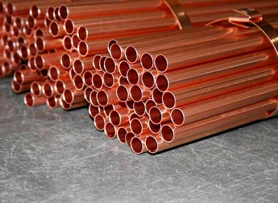 Tubo de Cobre 99% Puro para Aplicação de Aquecimento com Alongamento (≥%) de 45%(B30)