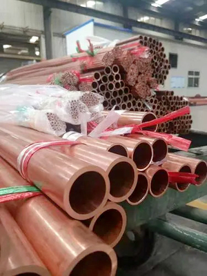 Tubos de cobre rosqueados 0,1-100 mm Espessura da parede 205 MPa Resistência máxima